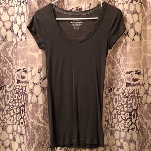 Simple grey short sleeve comfort tee